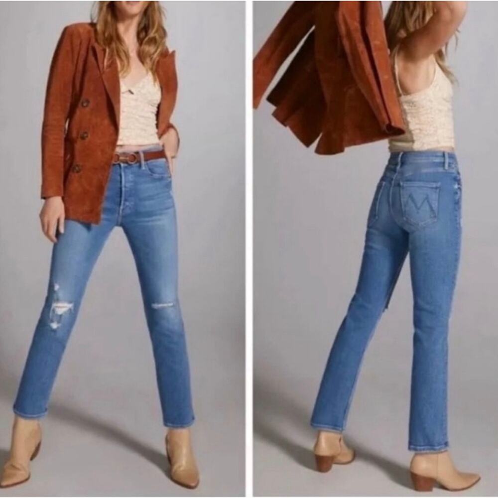 Mother Denim The Tomcat Straight Leg Jeans size 30 Play Like A Pirate wash - Picture 1 of 13
